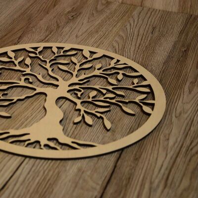 Tree Of Life Wooden Wall Decoration Panel, Home Décor, Wall Art