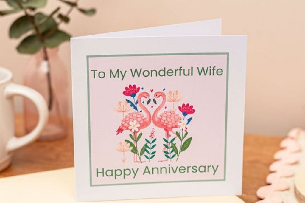 Anniversary Greeting Card - To My Wonderful Wife Anniversary Card