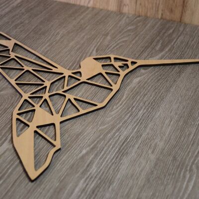 Geometrische Kolibri / Colibri Holz Wanddekoration, Wohnkultur, Wandkunst