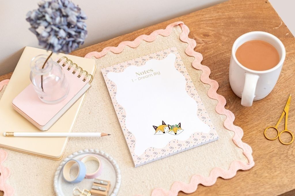 Traum groß – Motivierender A5-Tagesplaner – 50 Blatt