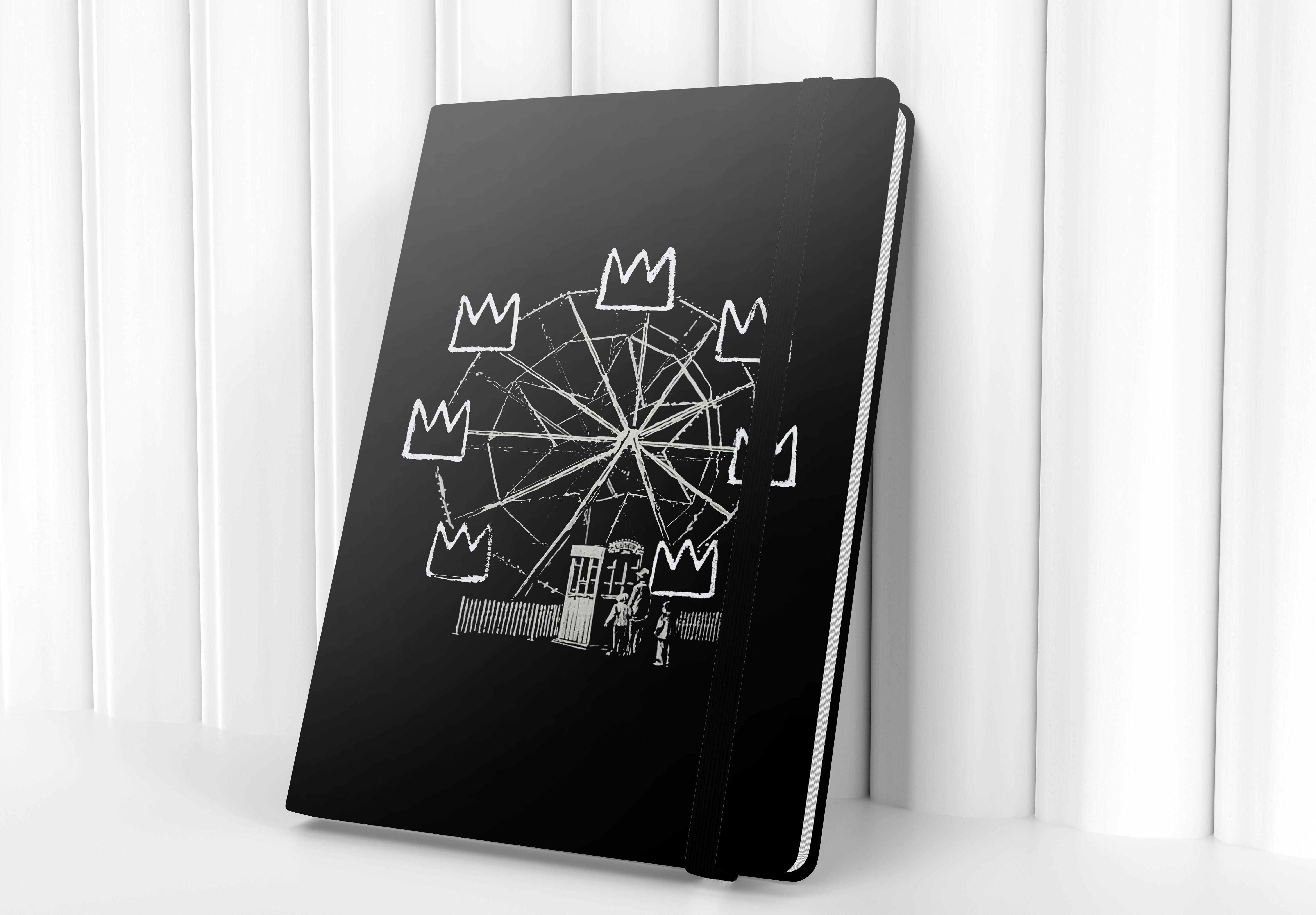 Quaderno A5/A6 di Banksy - Ruota di Basquiat