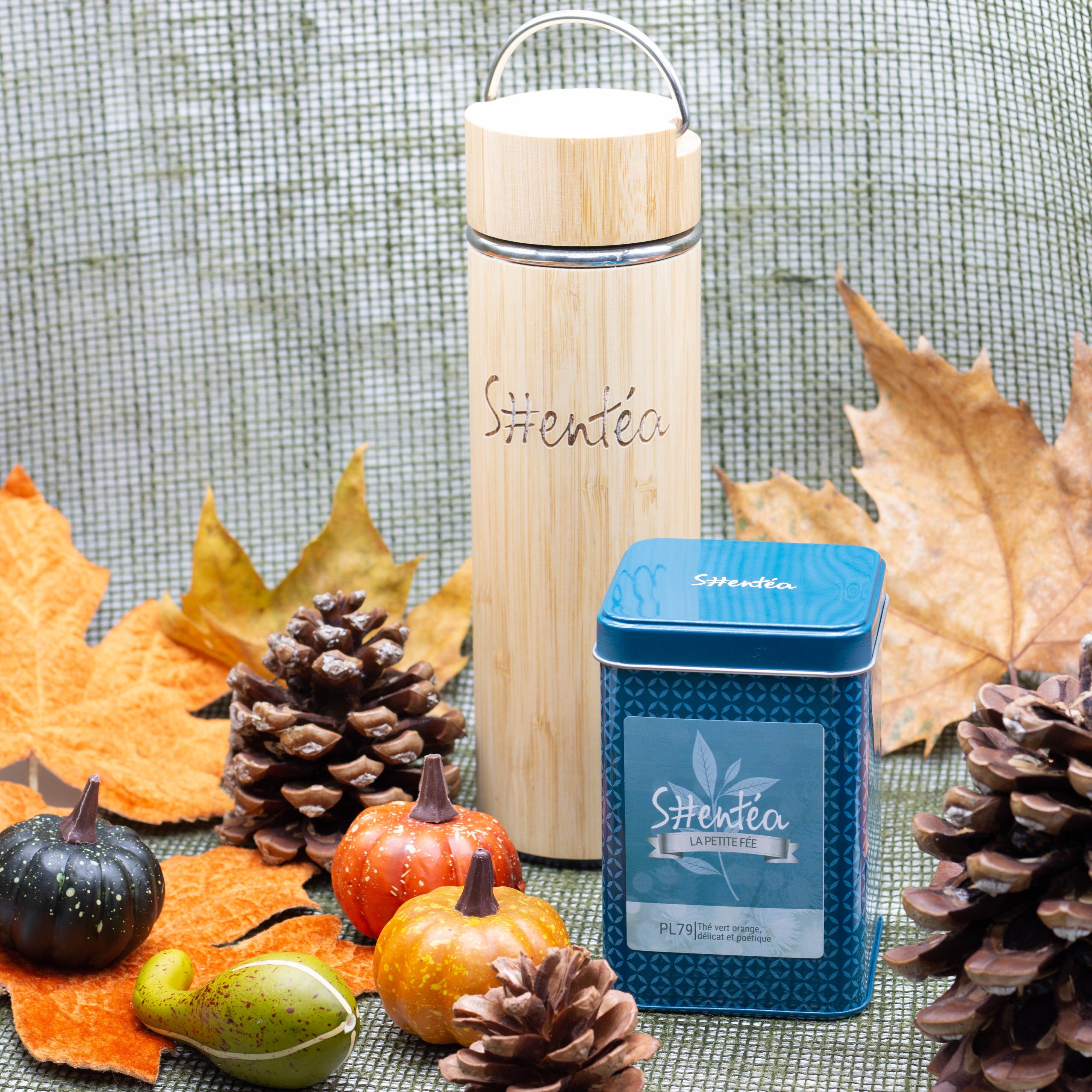 Thé vert fruité - Thé vert orange - Vrac Premium Boîte Métal - LA PETITE FÉE- 80g