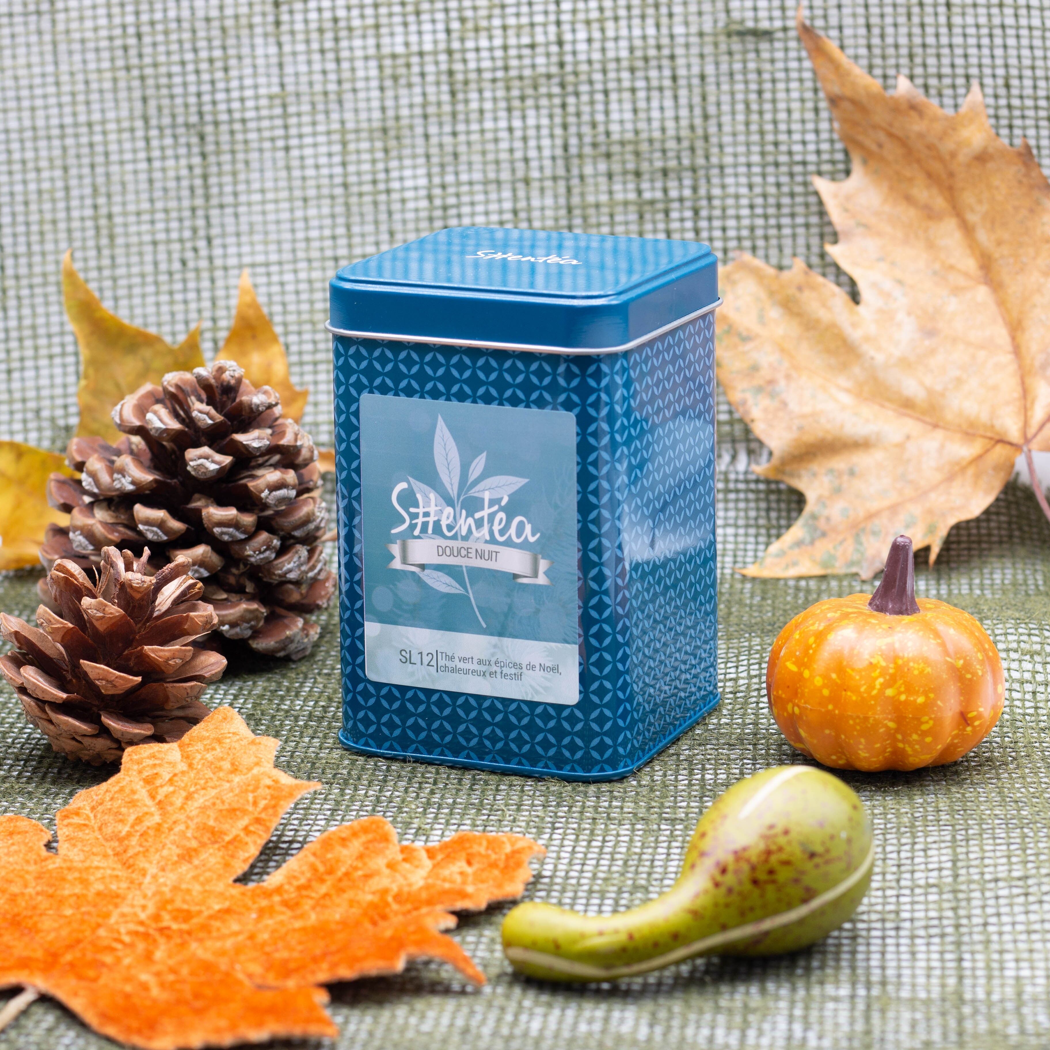 Tè verde speziato - Tè verde speziato natalizio - SOGNI DOLCI - 140 g - Tè sfuso di alta qualità in lattina di metallo