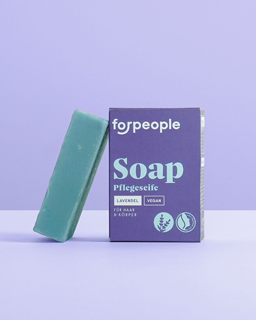 Solid cleansing soap - Lavender