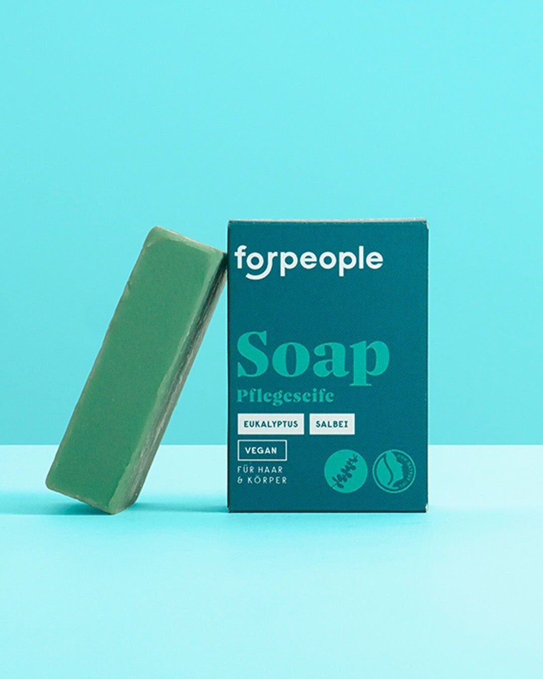 Solid cleansing soap - Eucalyptus & Sage