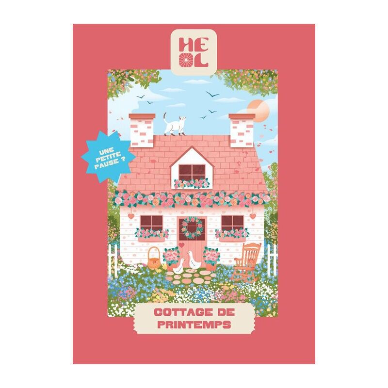 Mini-Frühlingshaus-Puzzle – Heol – 99 Teile