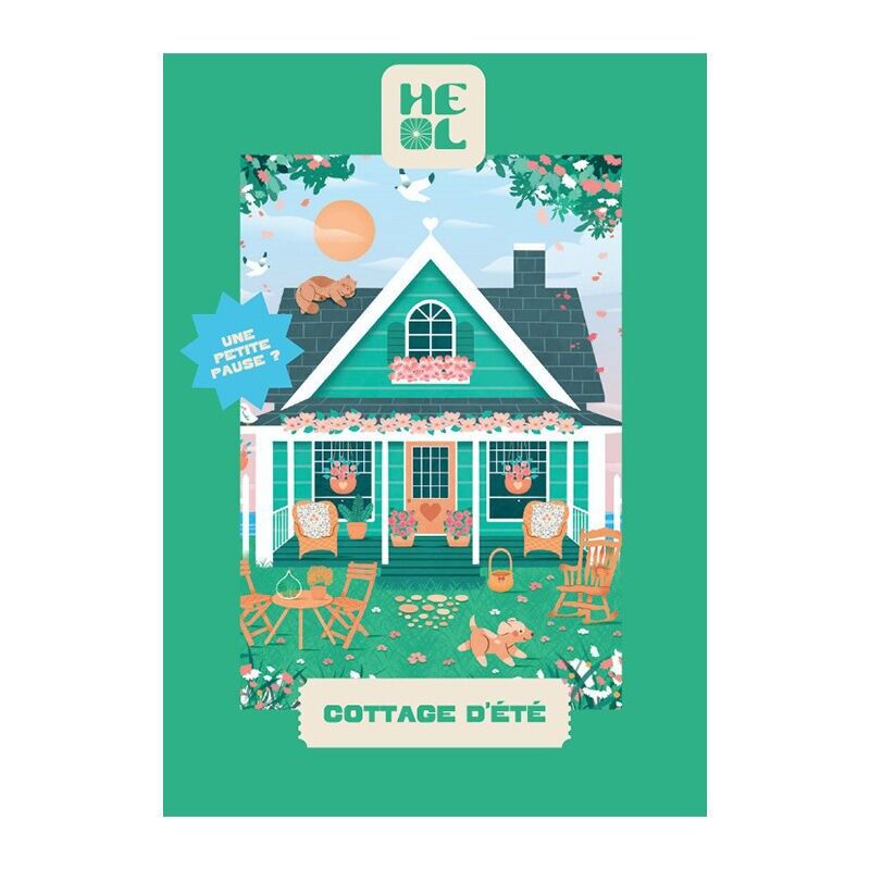 Mini-Sommerhaus-Puzzle – Heol – 99 Teile