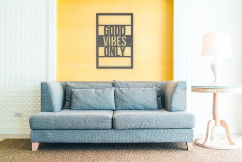 Good Vibes Only Wood Wall Art, Wood Wall Sign, Office Wall Art, Inspirational Quotes