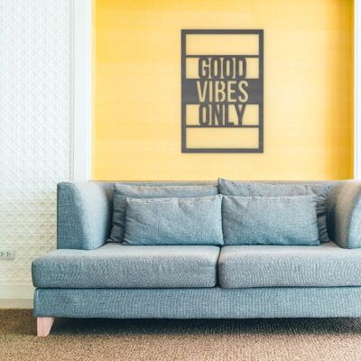 Good Vibes Only Wood Wall Art, Wood Wall Sign, Office Wall Art, Inspirational Quotes