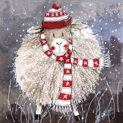Noel the Sheep Christmas Card Pack (Pack of 5 Cards)