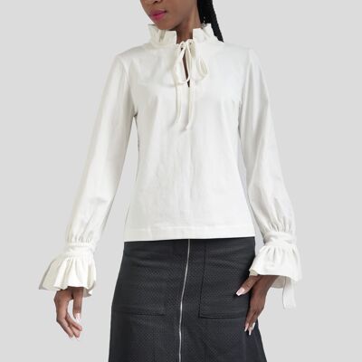 Milano white blouse