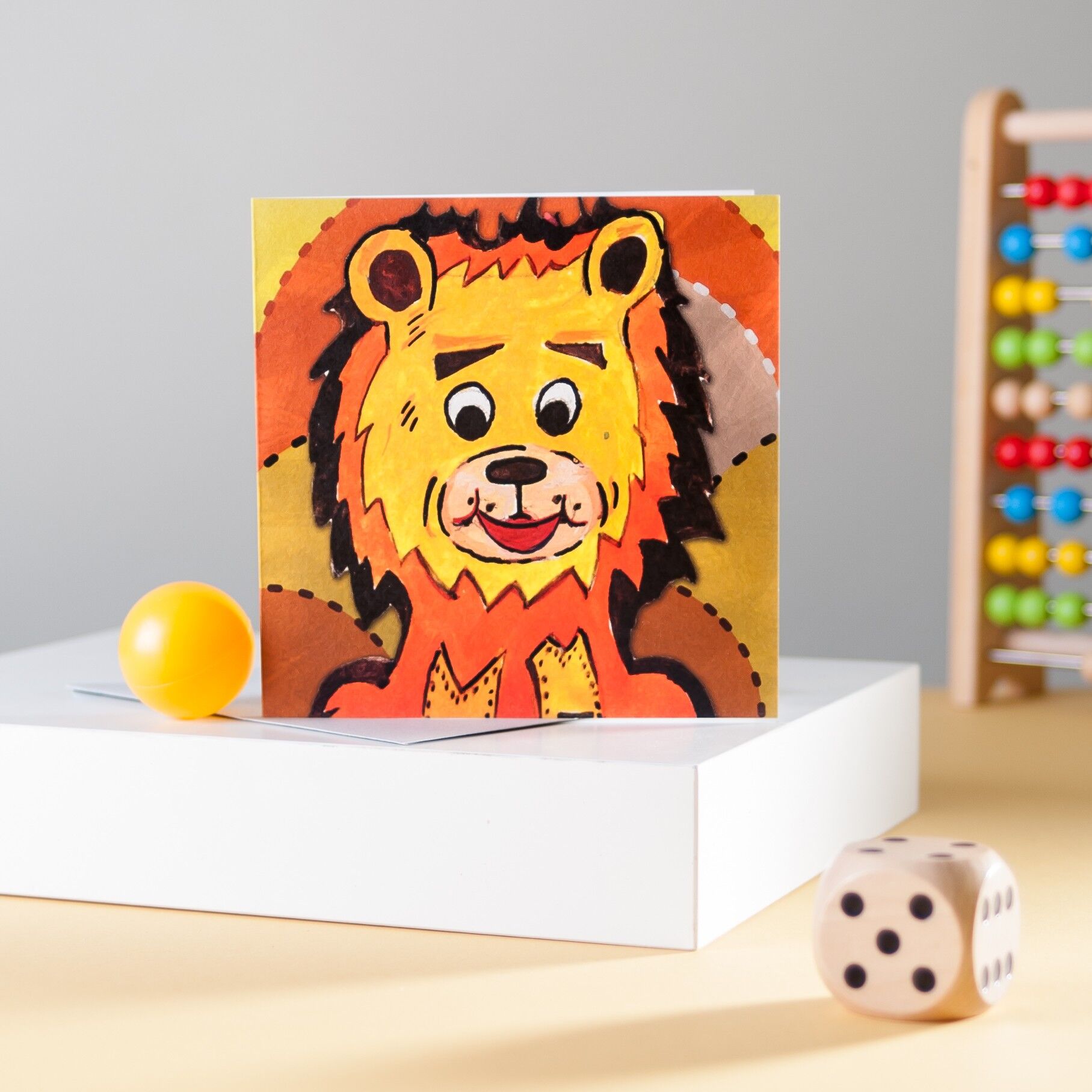 Biglietto di auguri leone