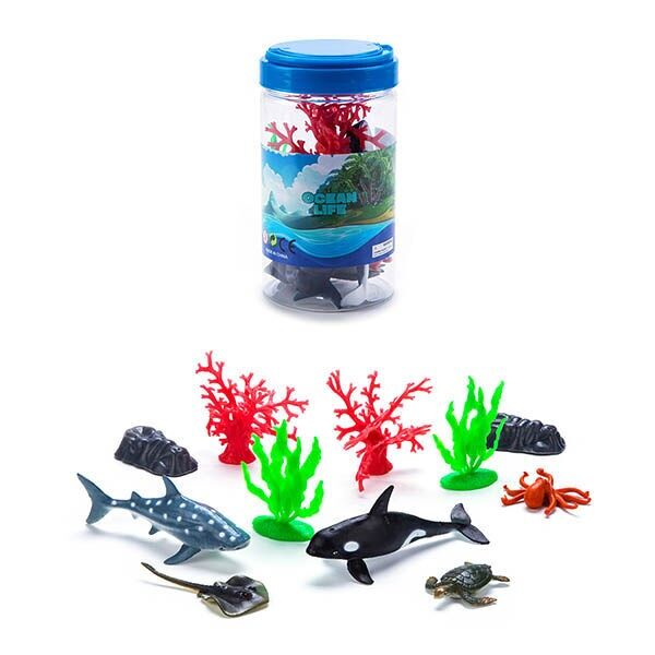 BOTE PVC ANIMALES MAR MEDIANOS