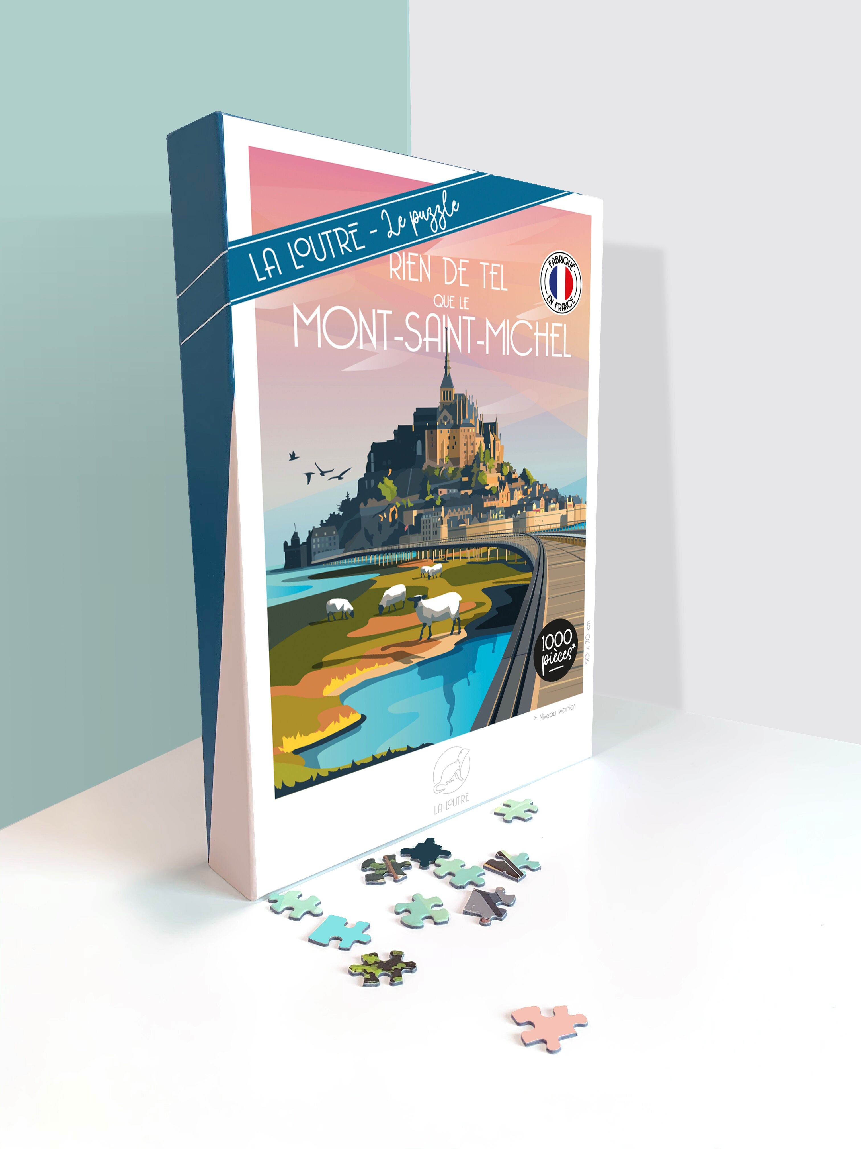 1000-teiliges Puzzle – Mont Saint Michel