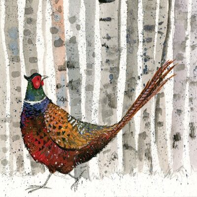 Pheasant Christmas Card Pack (Pack of 5 Cards)
