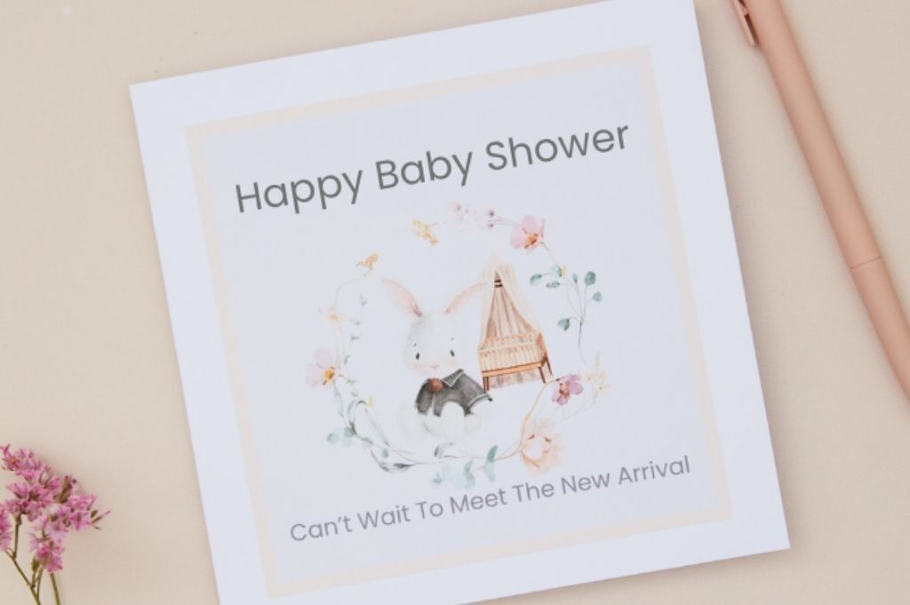 Tarjeta de felicitación para baby shower