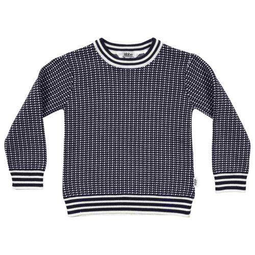 Mike Fisherman sweater Blue and white