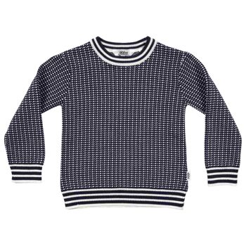 Pull Mike Fisherman Bleu et blanc 1