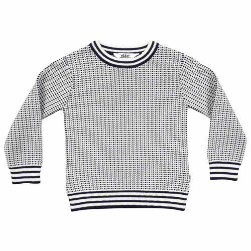 Mike Fisherman sweater White and blue