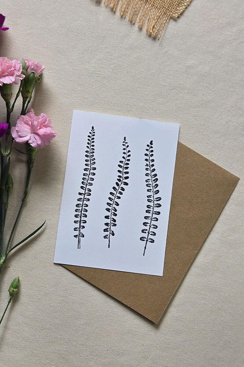 Carta postal monotipo - Fougère capillaire des muraille