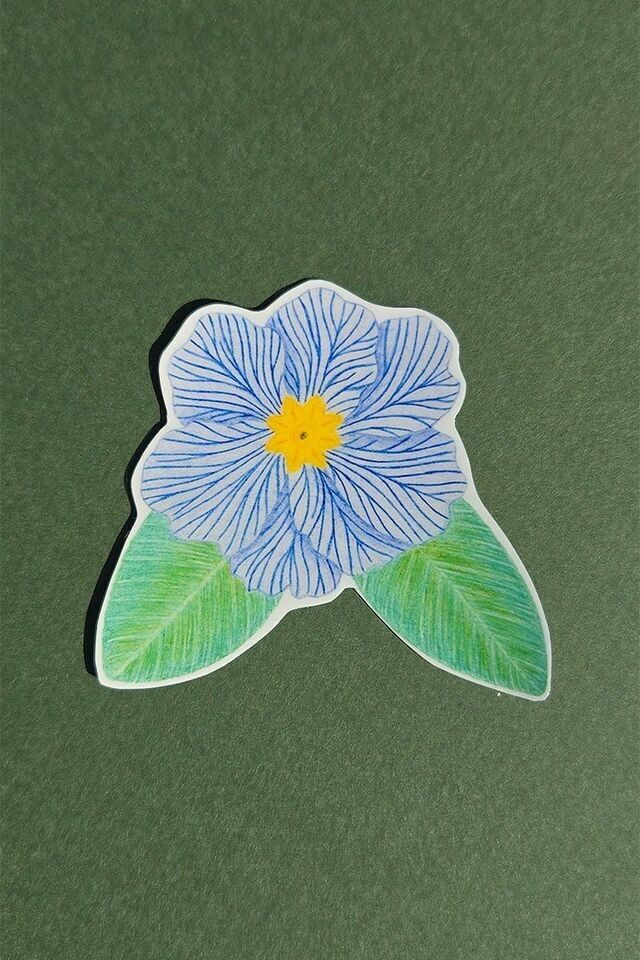 Autocollant fleur pétunia