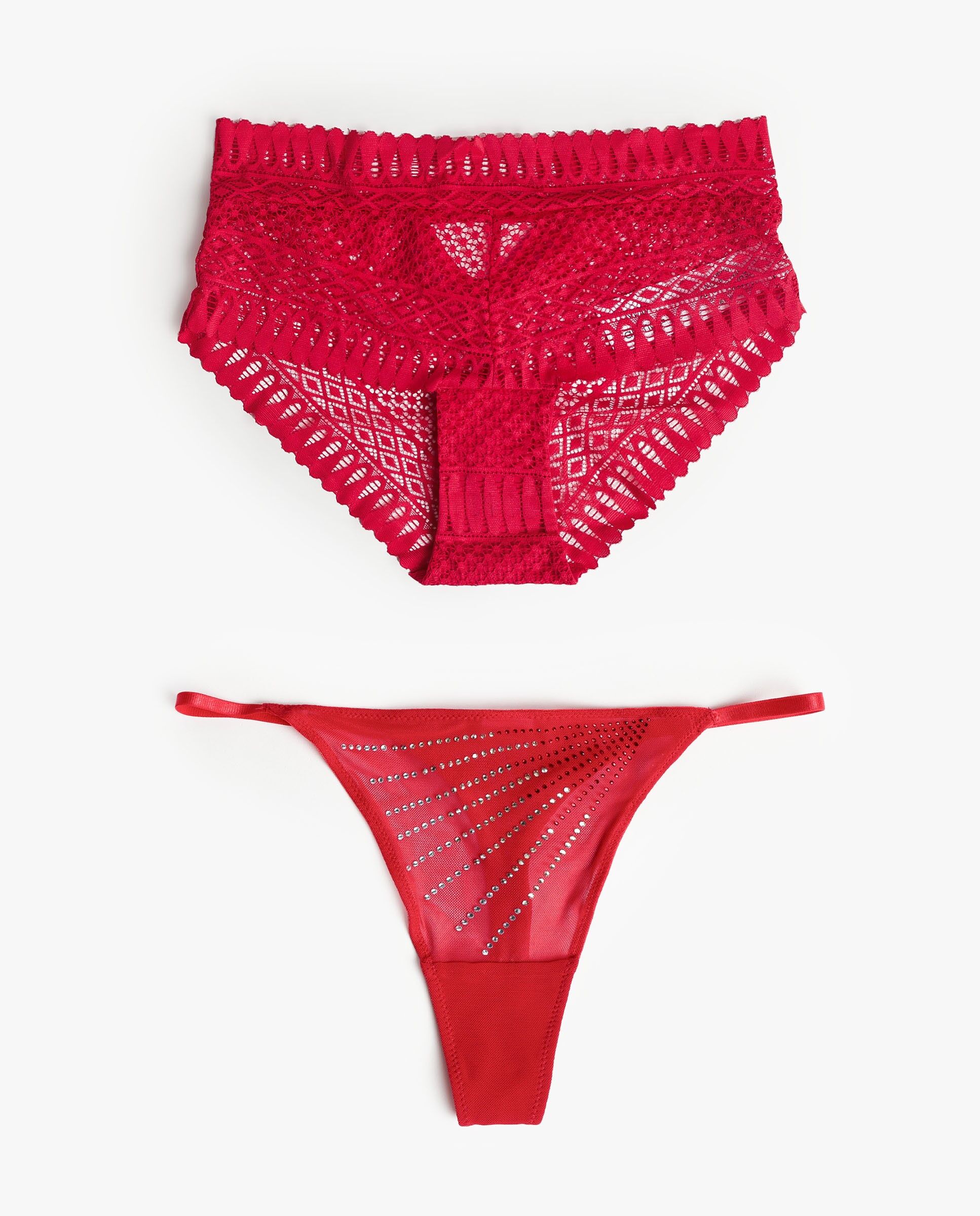 ADMAS Sexy Ethnic Culotte/Tanga mit Geschenkverpackung für...