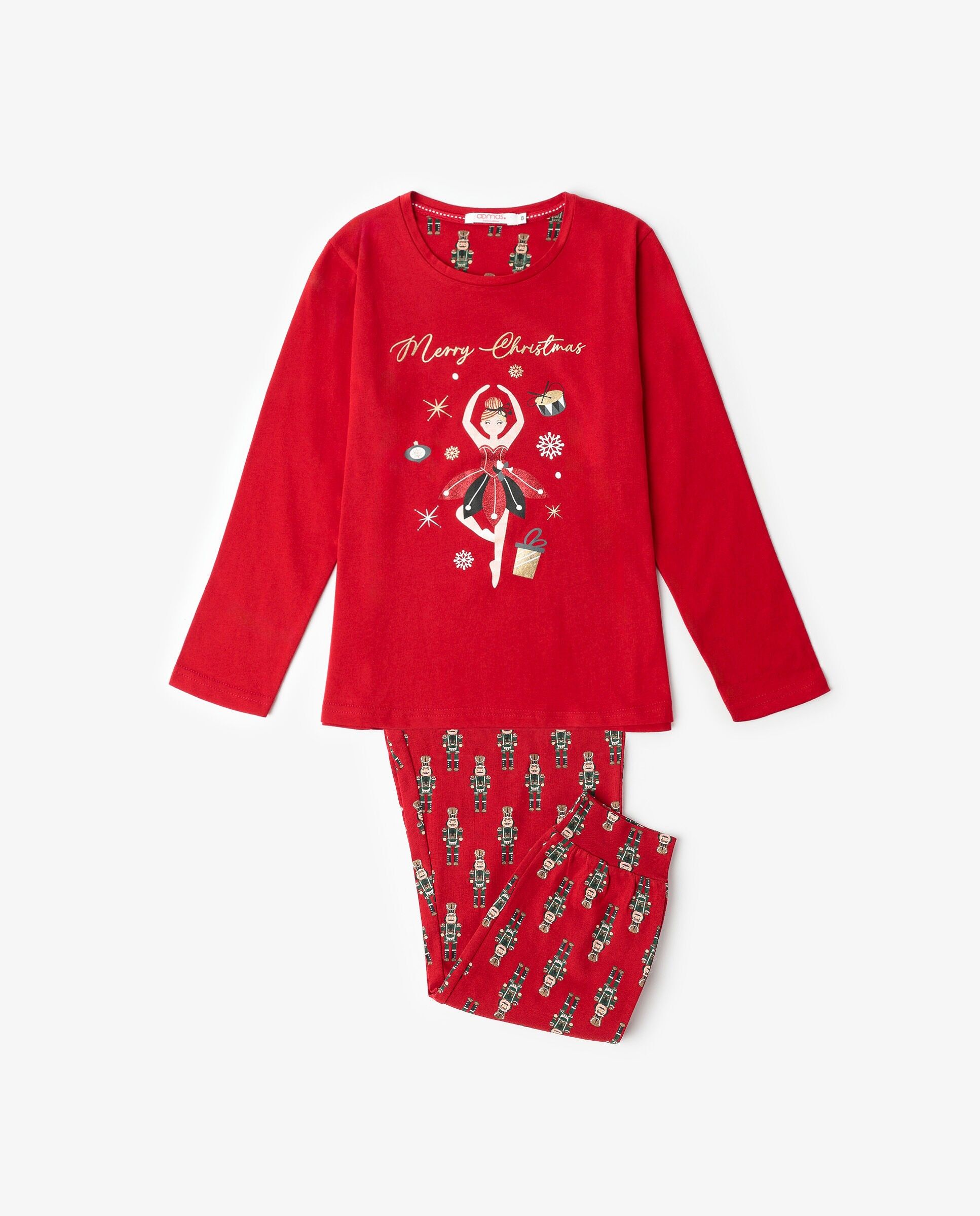 ADMAS Mädchen-Nussknacker-Langarmpyjama