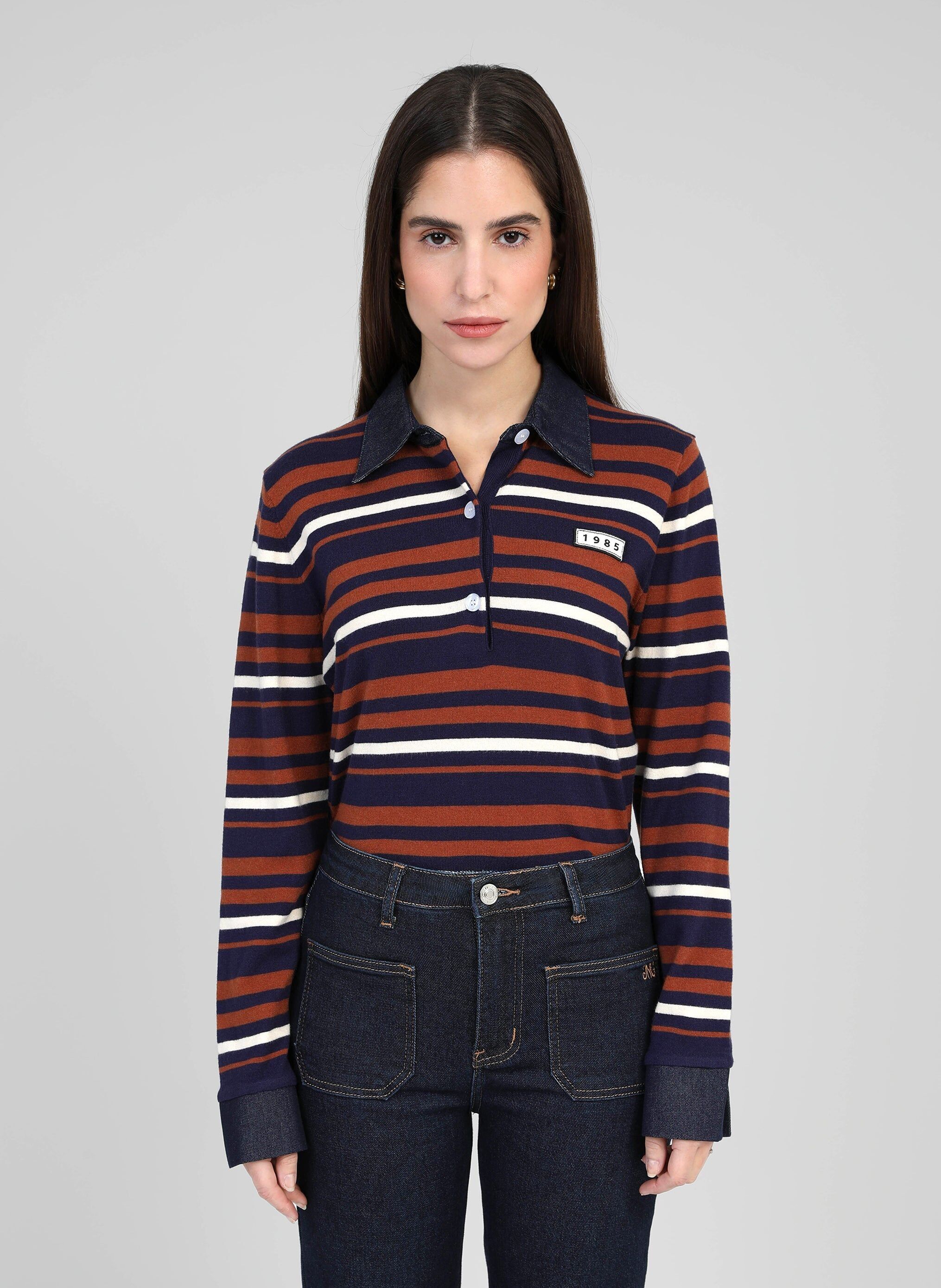 Maglione blu navy NONOJO