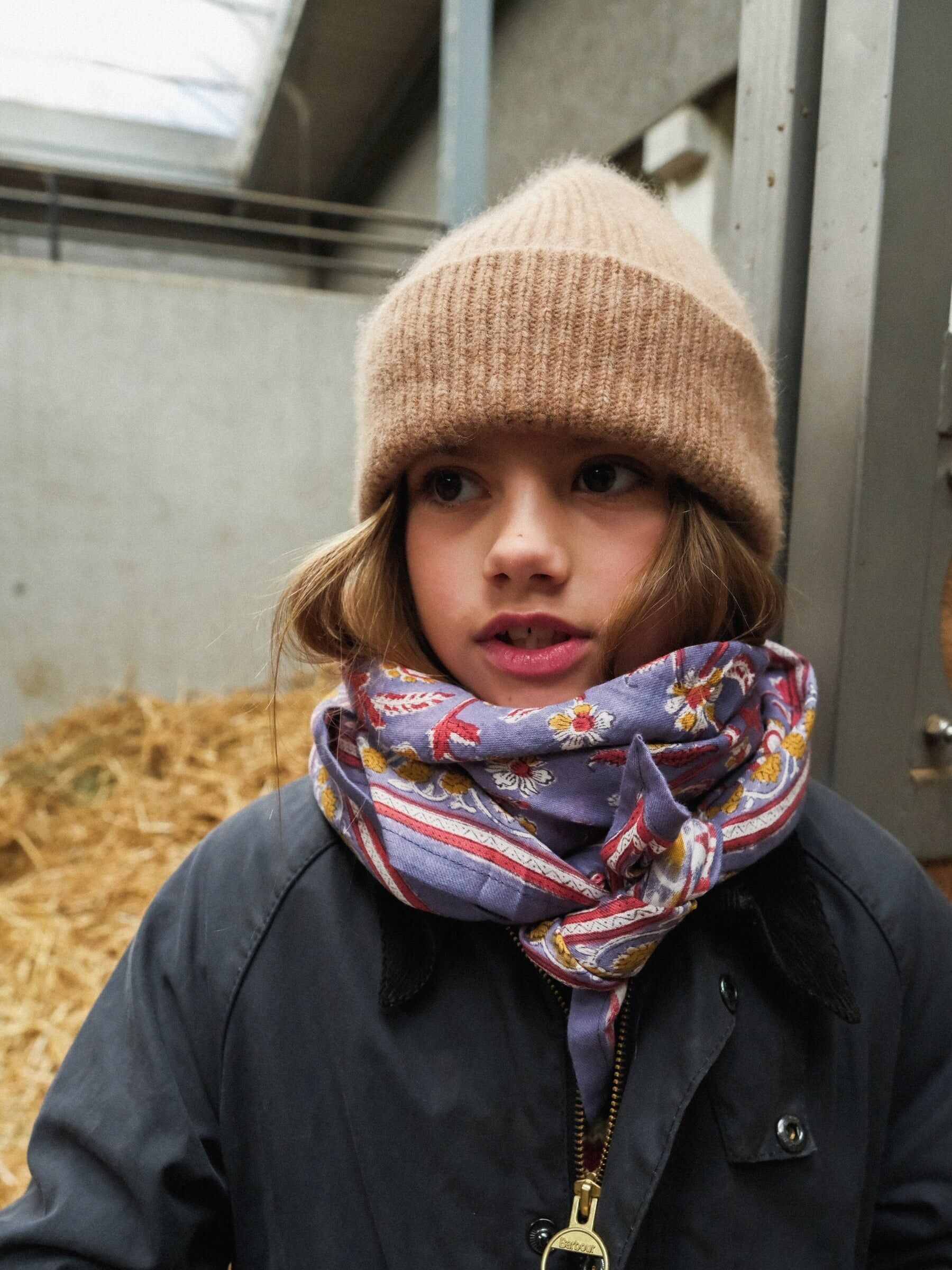 Bufanda violeta Delhi para adultos