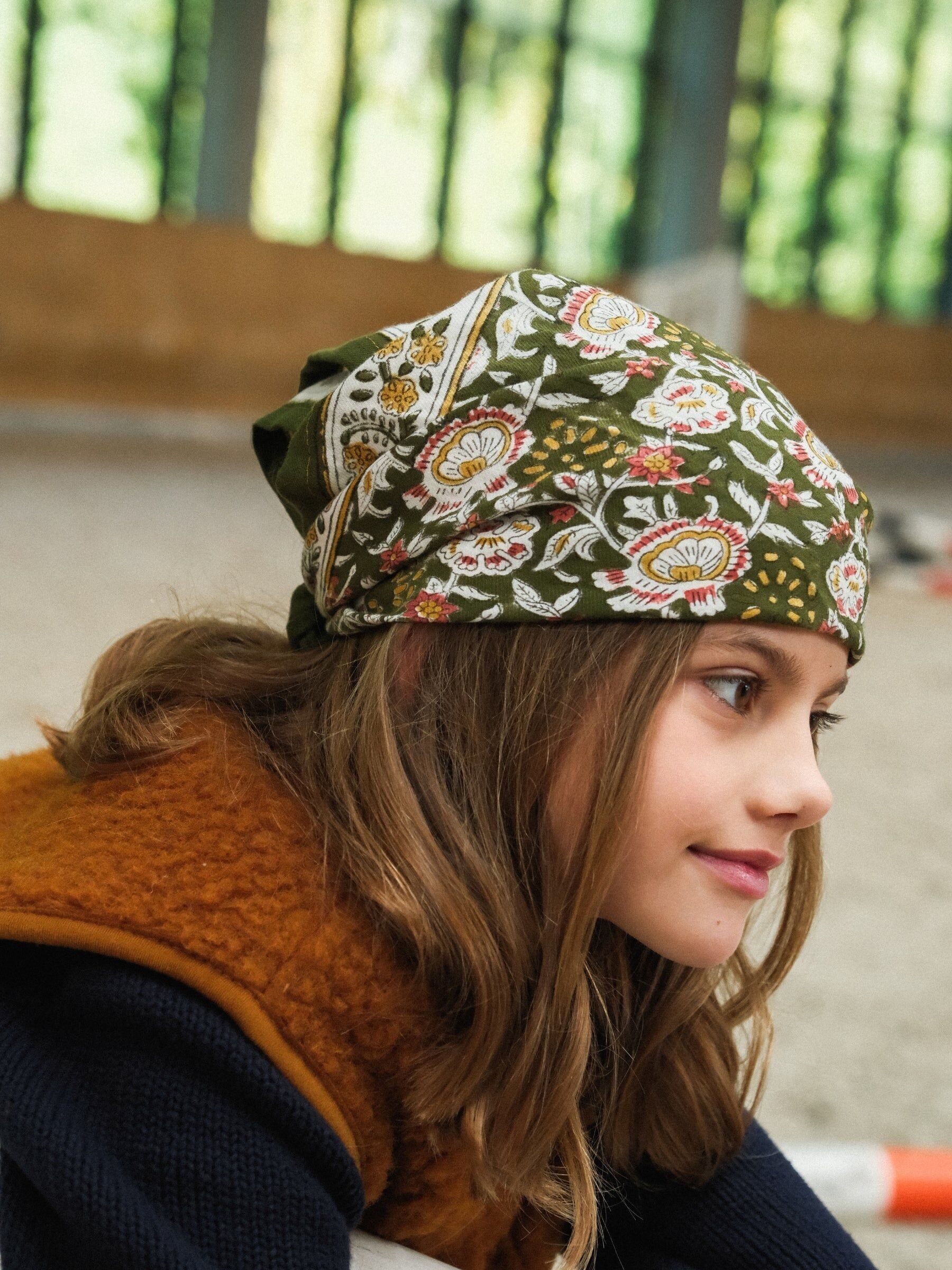 Baby-/Kinderschals, Neu-Delhi-Grün, 50 cm