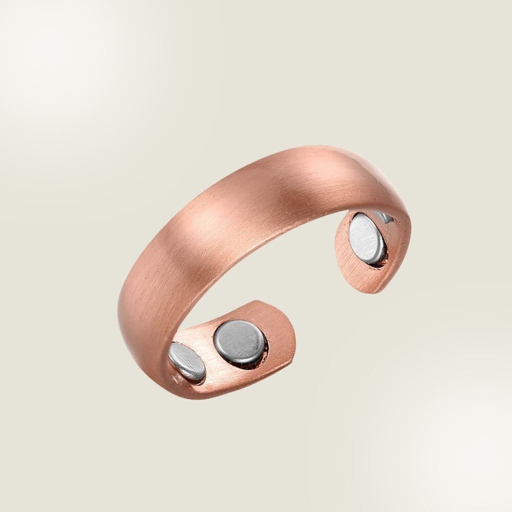 Anello magnetico in rame per la salute – 4 magneti