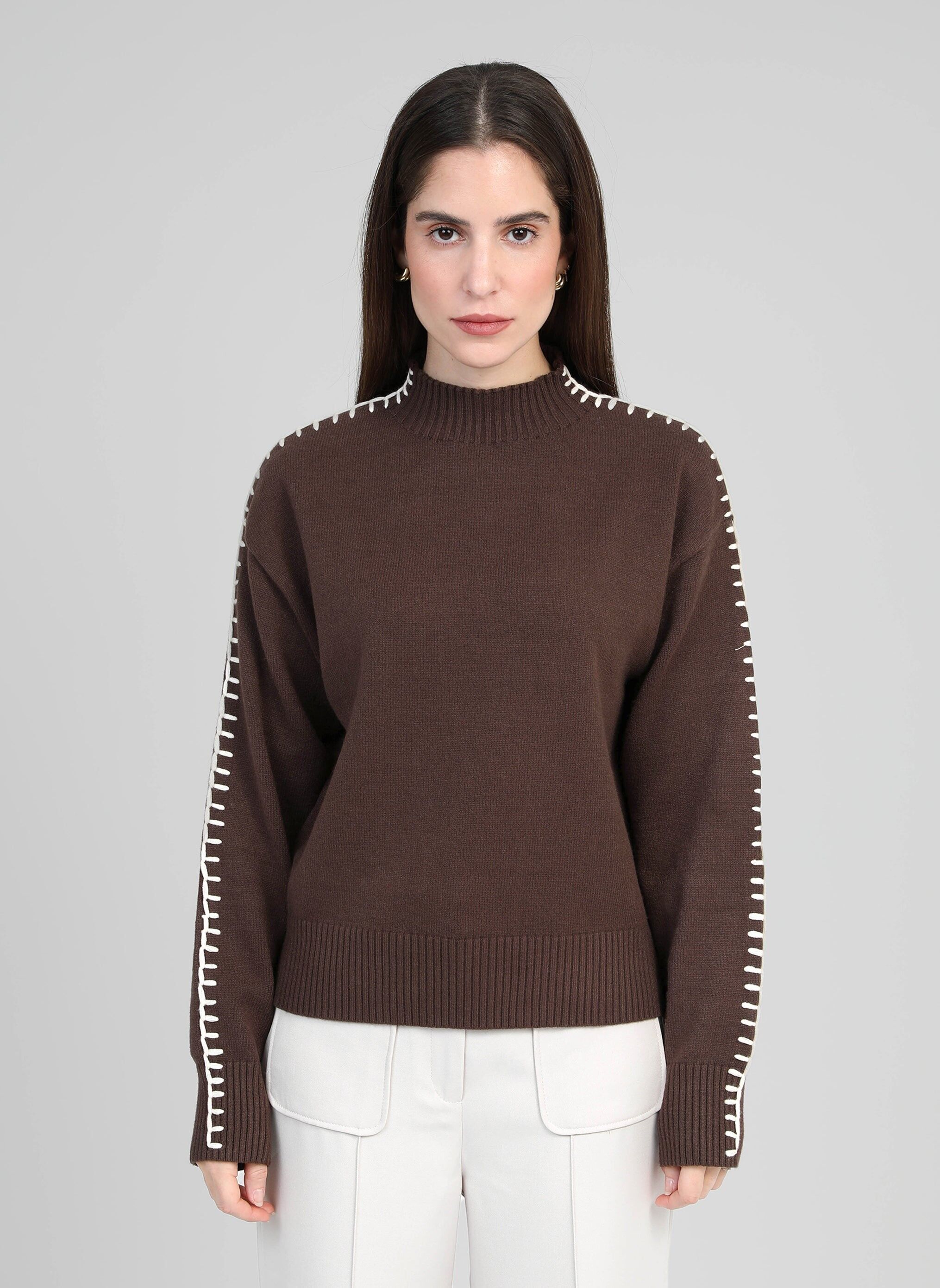 maglione marrone NISSYA