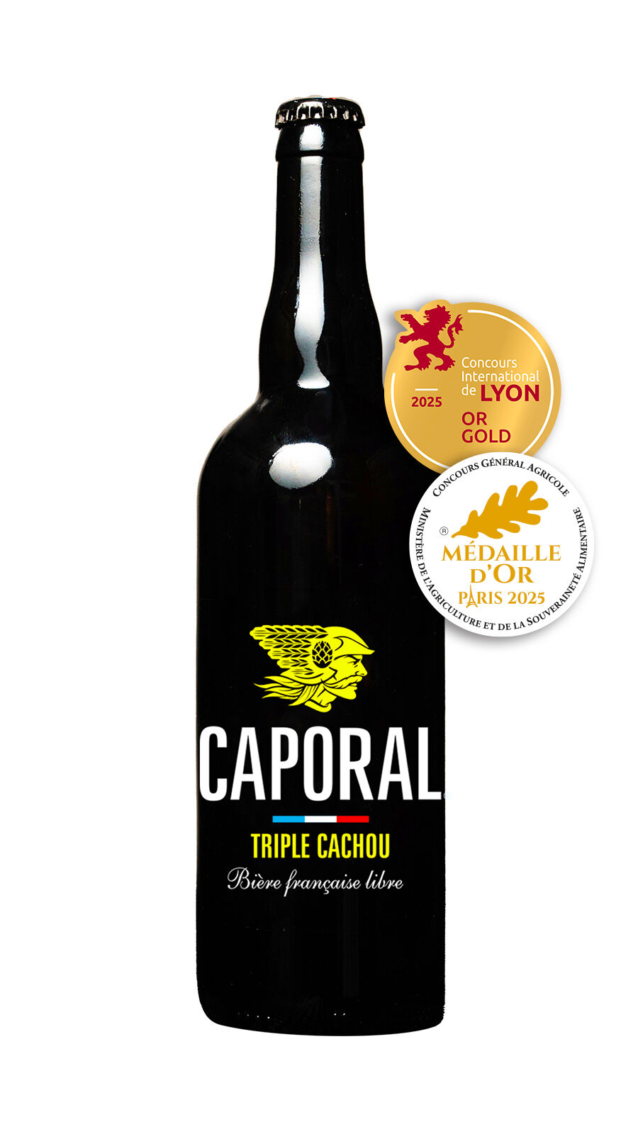 Bière artisanale française Triple Cachou 8% 75cl - Edition limitée