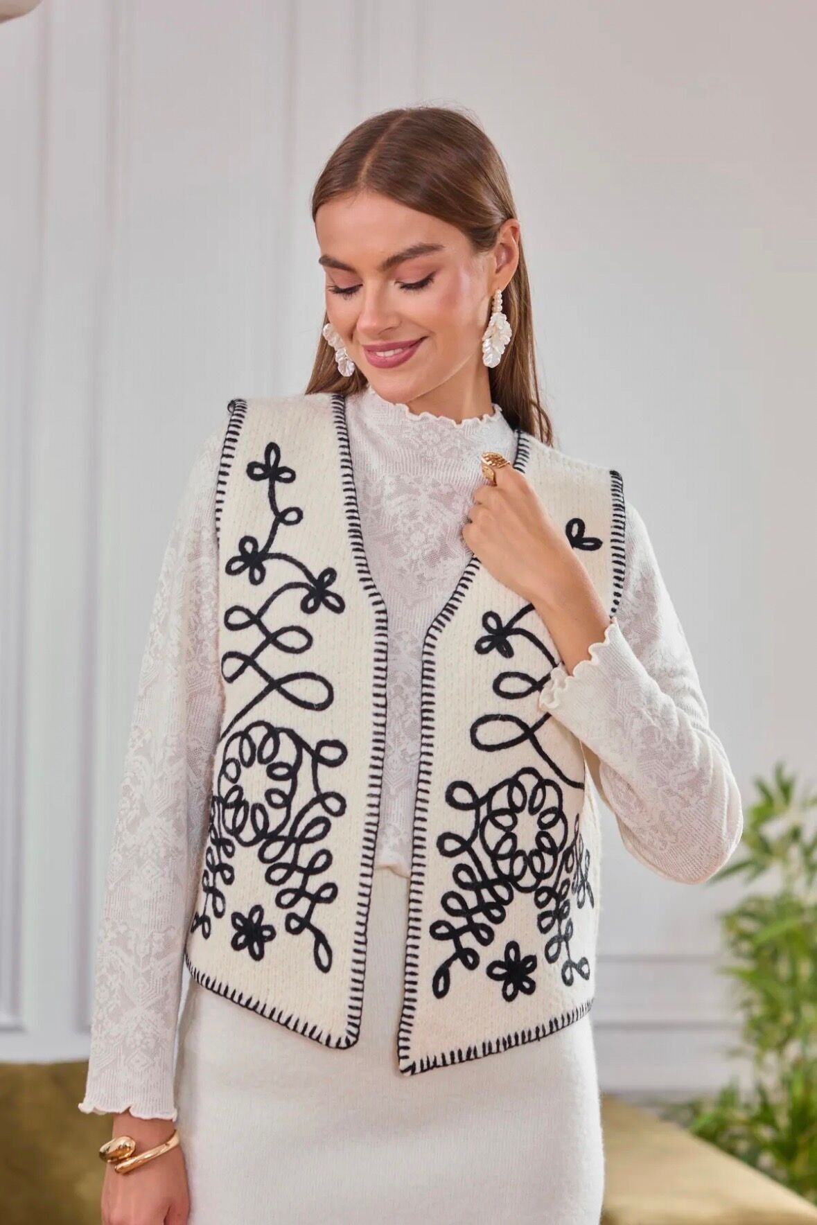 Gilet in maglia senza maniche - 5384