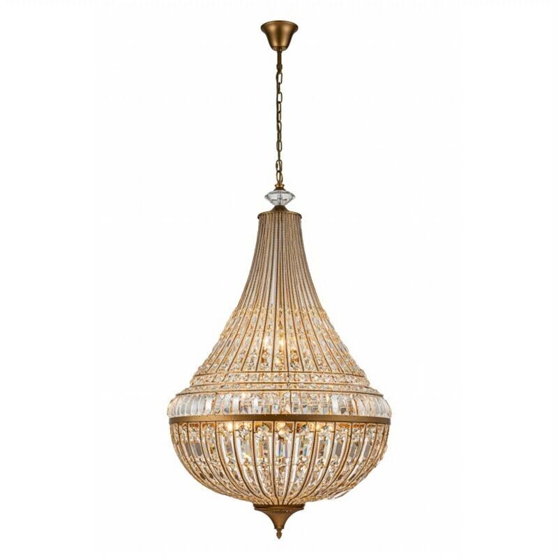 Chandelier Colosseo 80 cm - Gold - Iron.