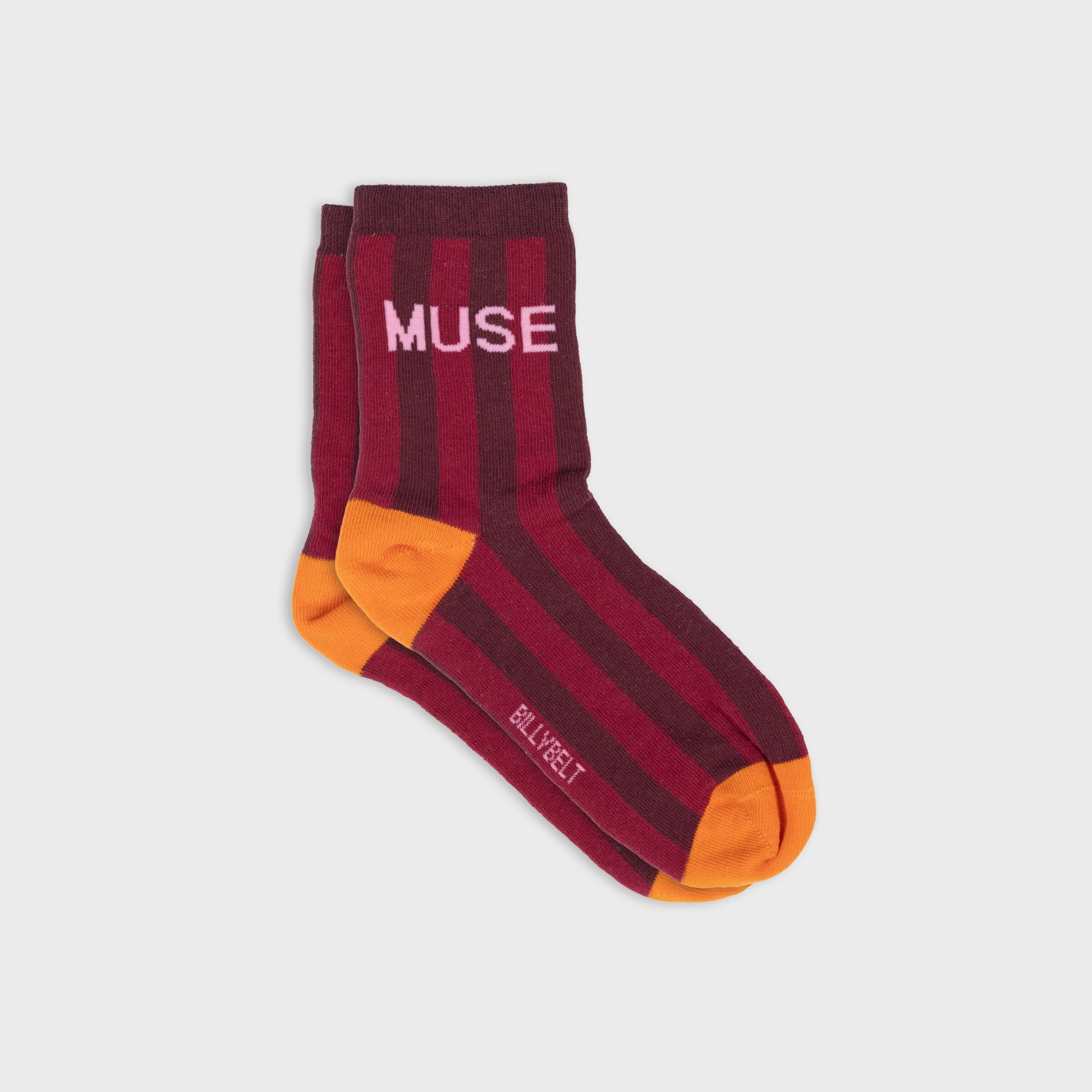 Striped combed cotton socks - Muse