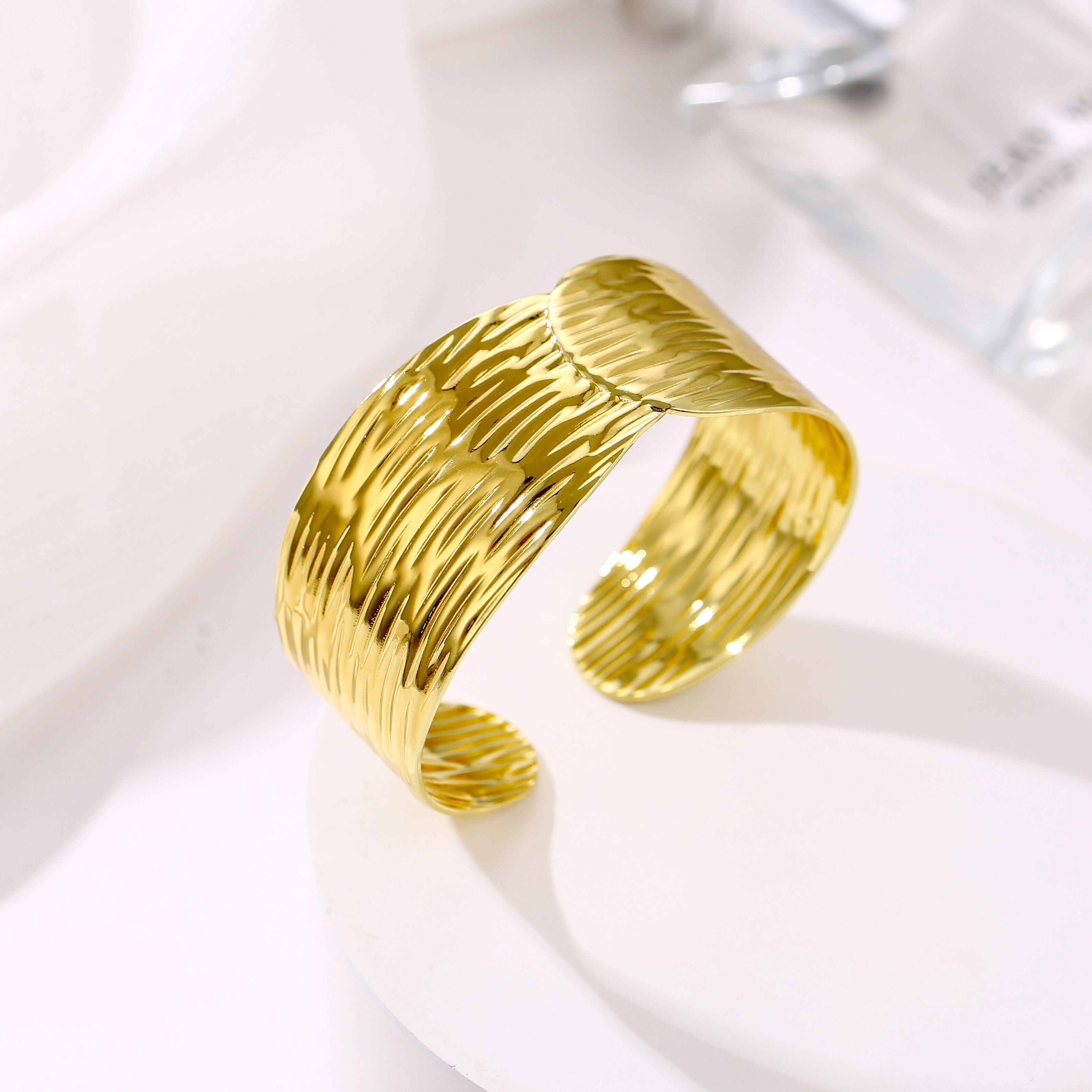 Bracciale rigido in acciaio inossidabile - BR110349OR