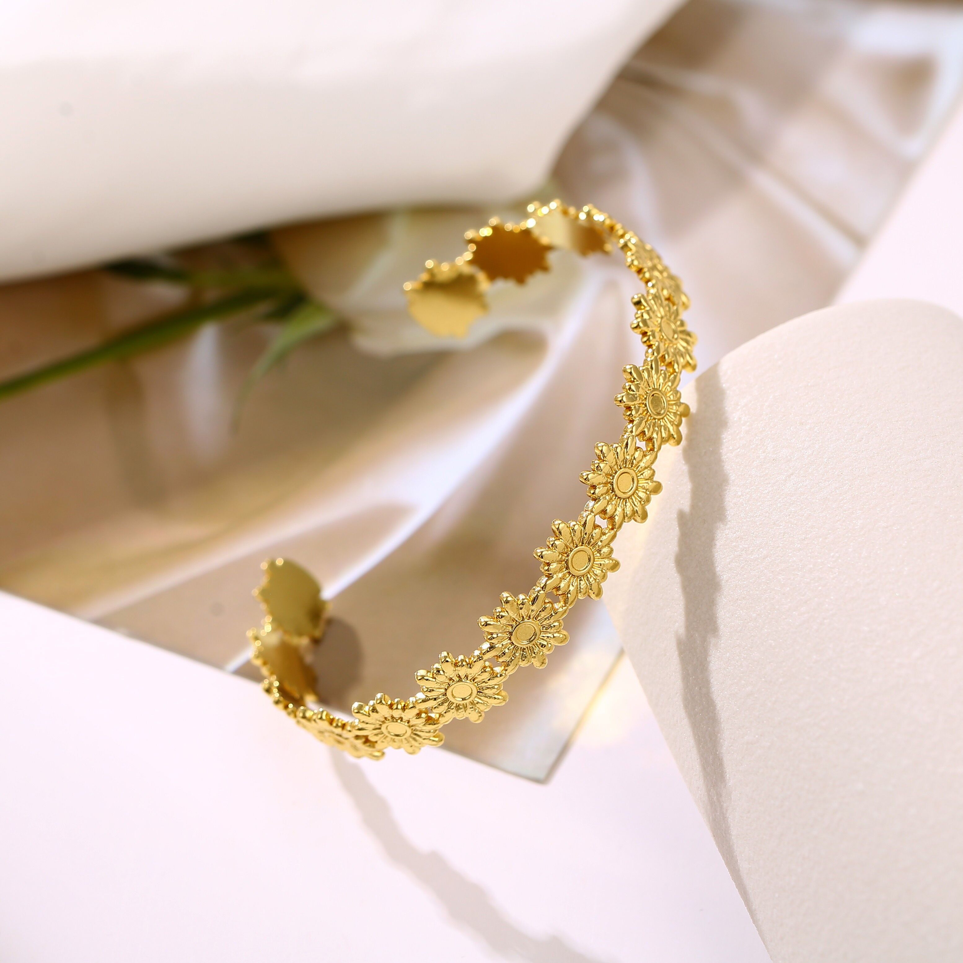 Bracciale rigido regolabile in acciaio inossidabile - BR110356OR