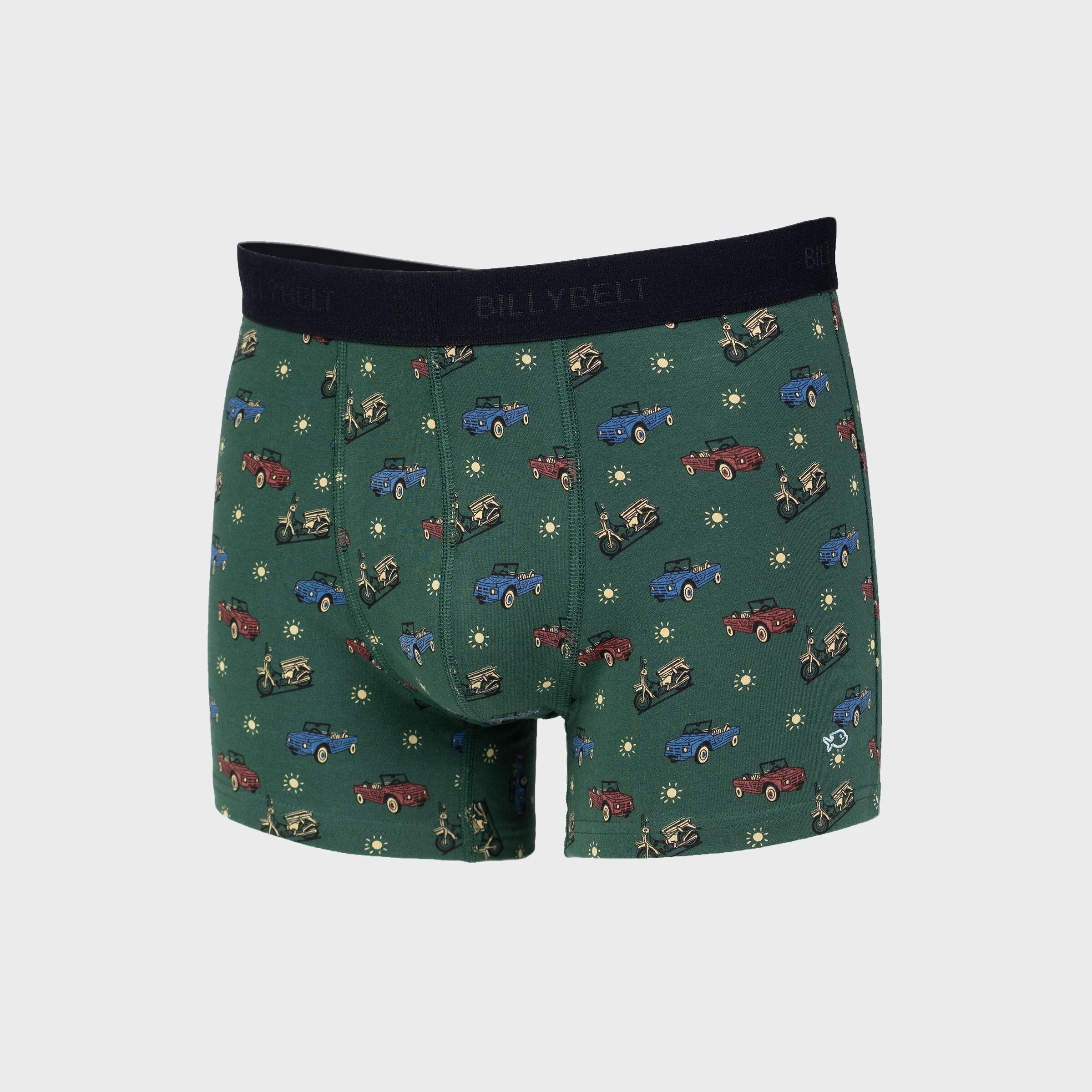 Organic cotton boxer shorts - Roadtrip