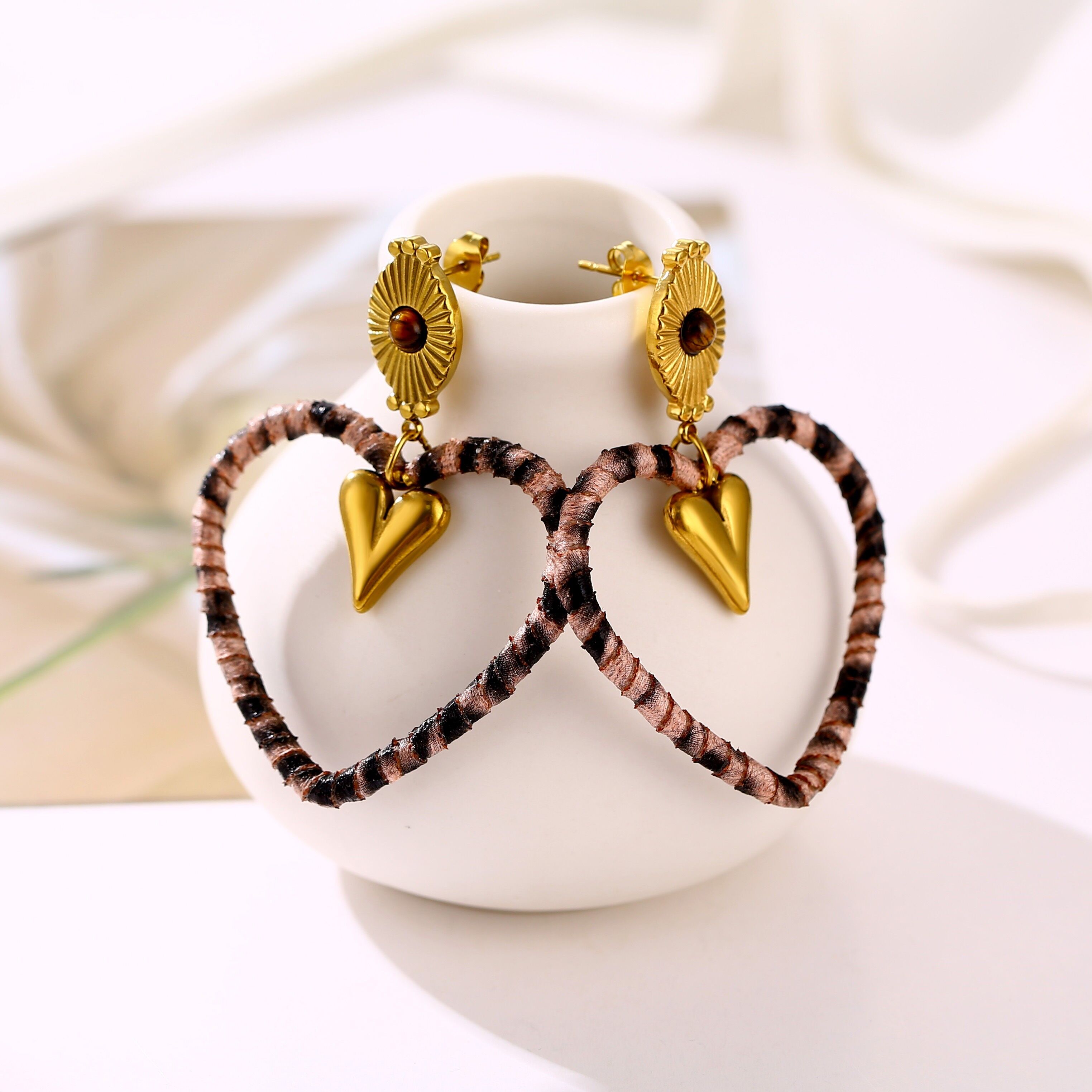 Orecchini in acciaio inossidabile - BO100384OR