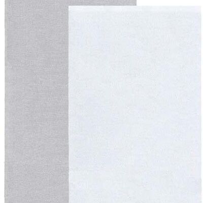 Flip Gris/Blanc 70x200 cm