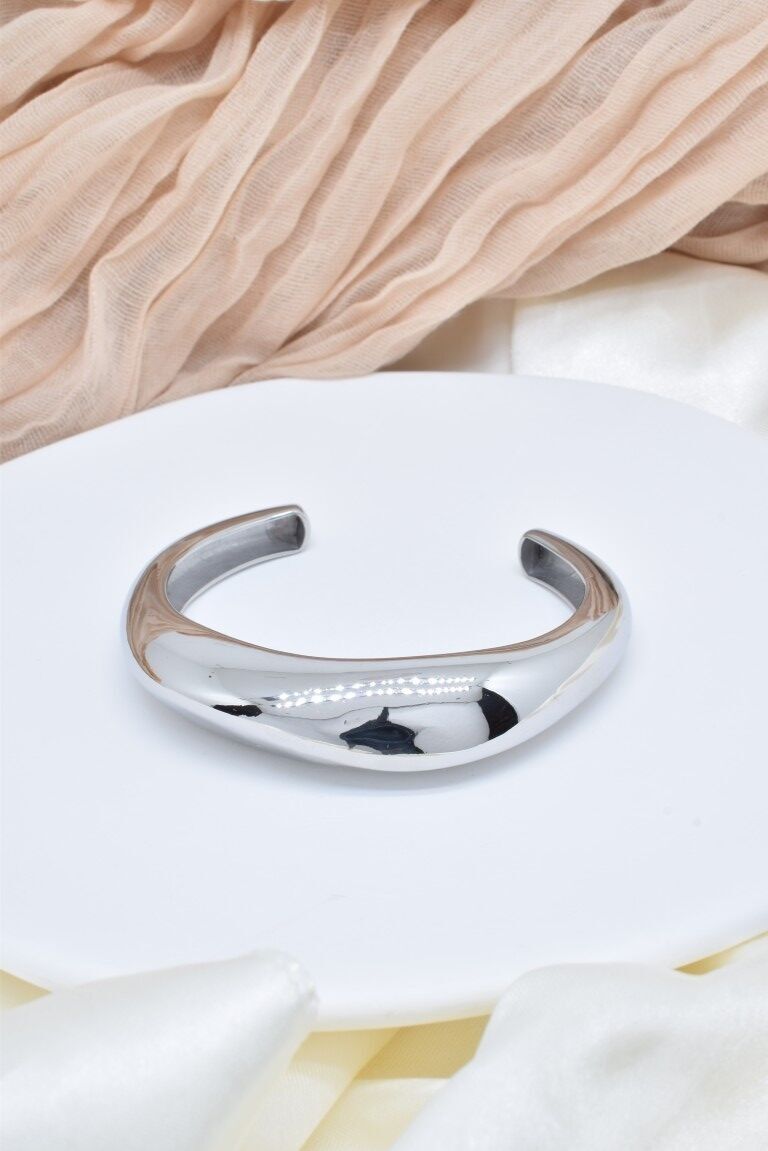 Bracciale rigido in acciaio inossidabile - BR110363AR