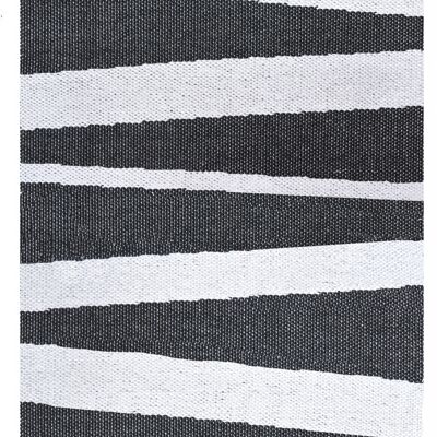 ÅRE CARPET BLACK / WHITE  70x200 cm