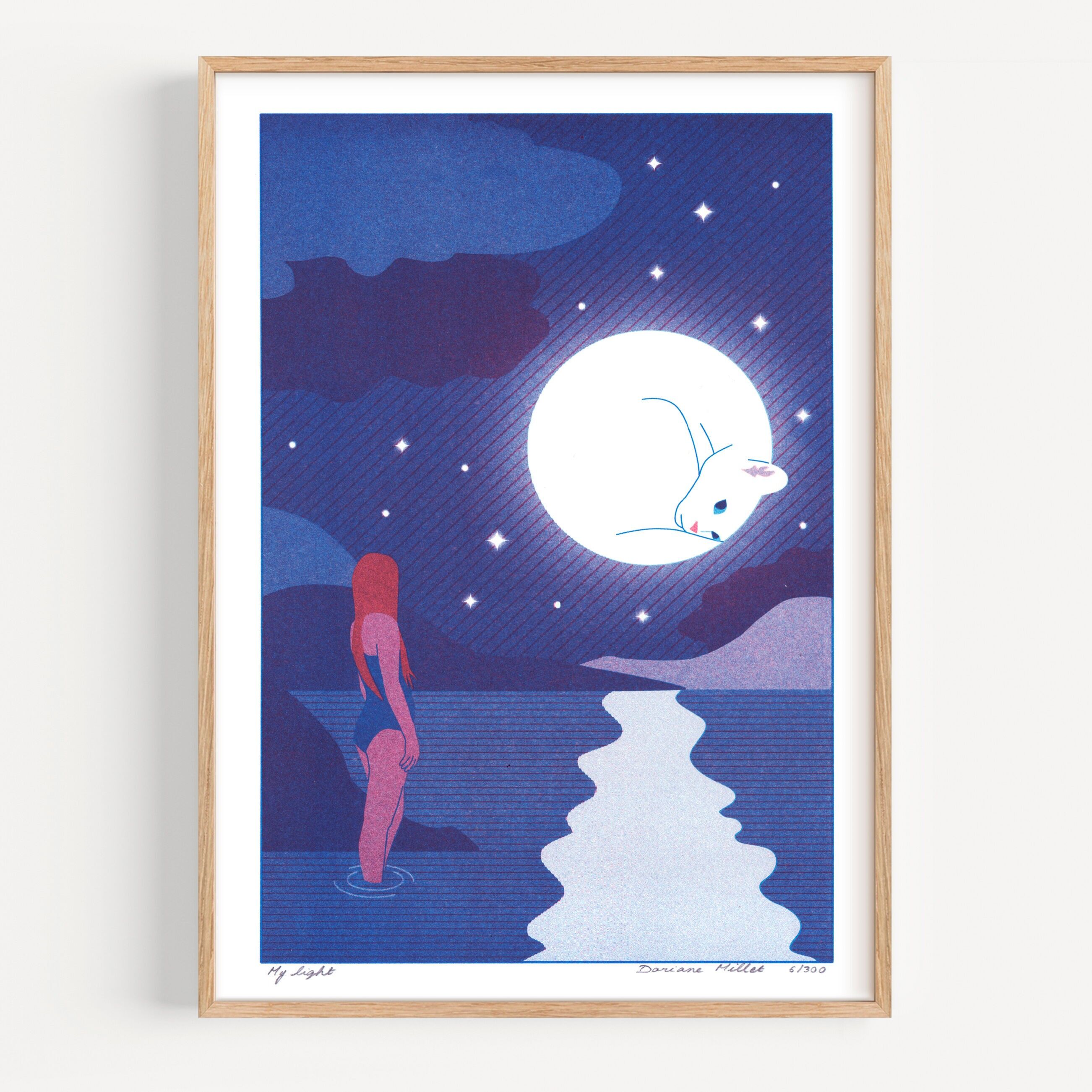 My light | Risographie A4 | Édition limitée