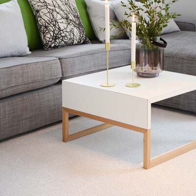 Flip rug, grey/white 150x220 cm