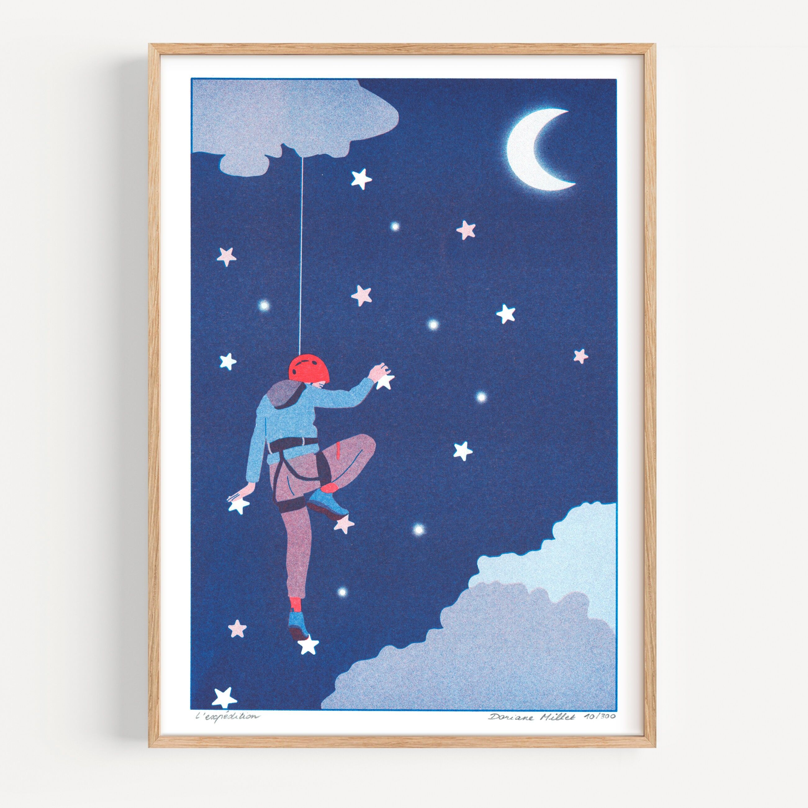 L'expédition | Risographie A4 | Édition limitée signée