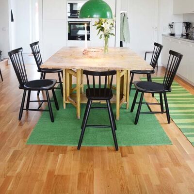 Flip rug, green / light green 150x220 cm