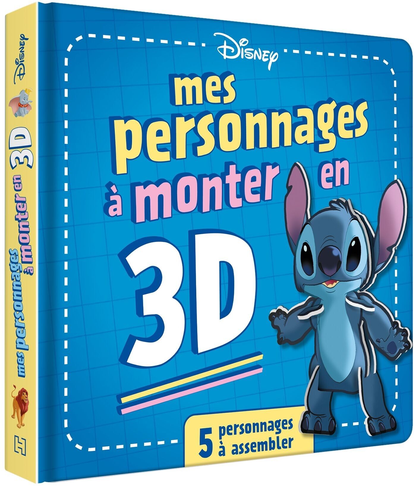 Grand Livre Puzzle - Mes personnages 3D à monter