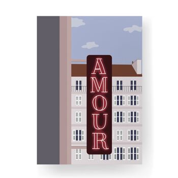 Hôtel Amour - 30 x 40 cm