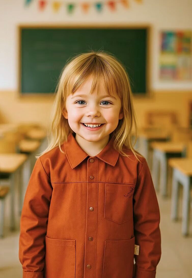 School apron, ages 5-7